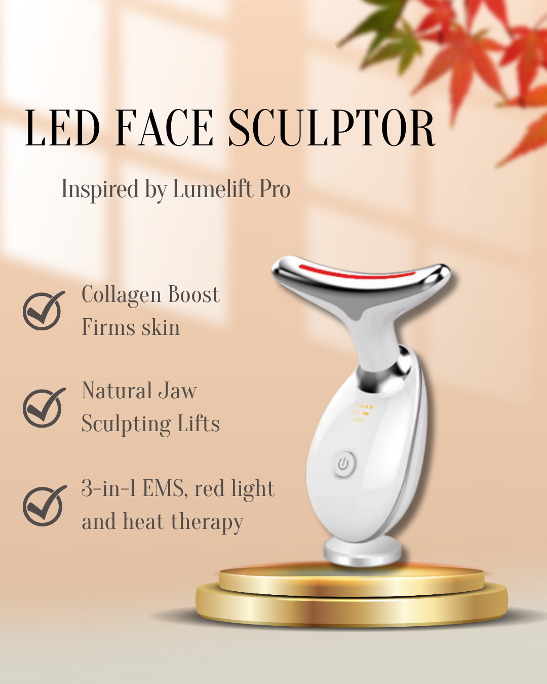LumeliftPro 3-in-1 LED Facial Sculptor