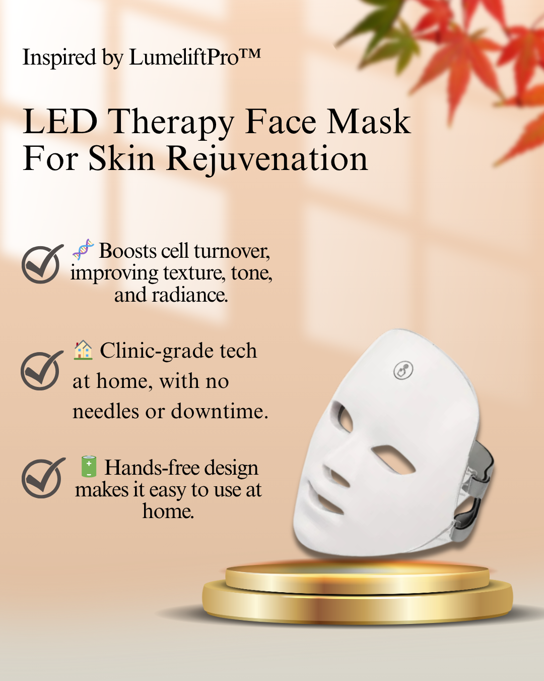 LumeliftPro 7-in-1 LED Face Mask