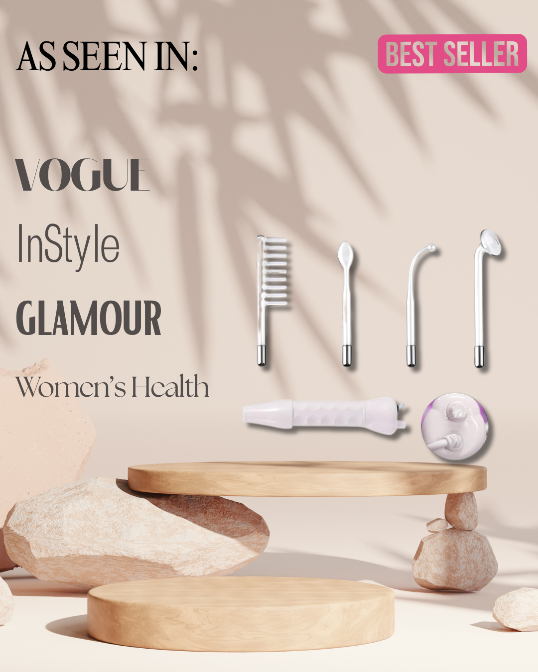 LumeliftPro High-Frequency Facial Wand for Acne & Wrinkles