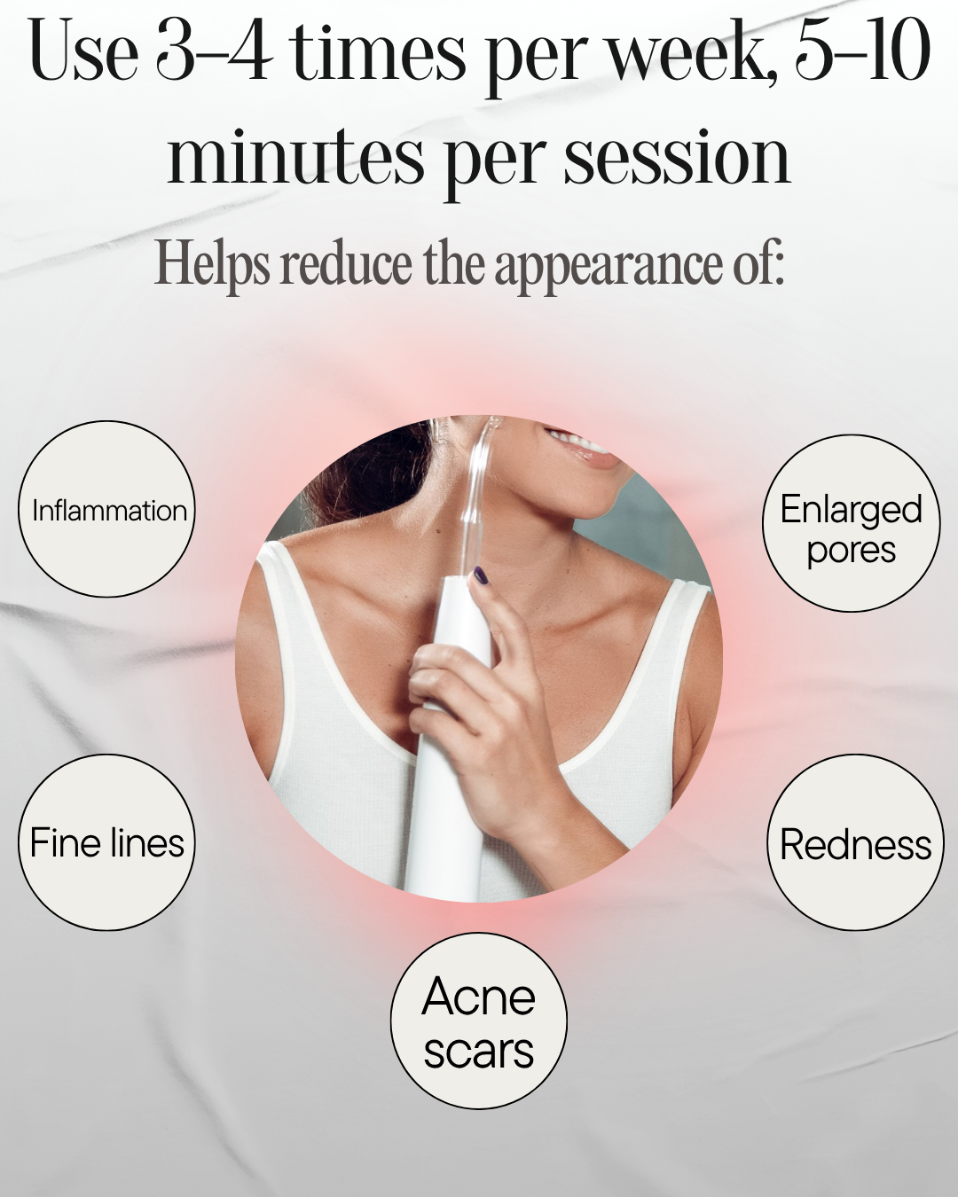 LumeliftPro High-Frequency Facial Wand for Acne & Wrinkles