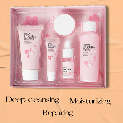 Japan Sakura cleanser Moisturizing Face Cream Skin Care Kit